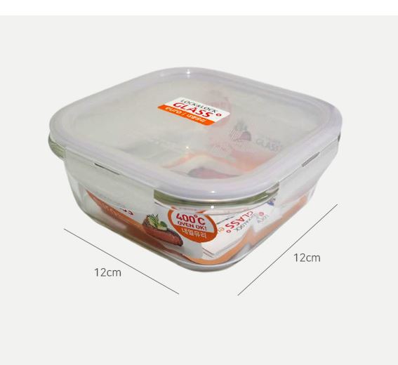 LocknLock Euro Oven Glass Square GRY 750ml