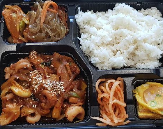 OGANE Spicy Stir-Fried Squid Lunch Box