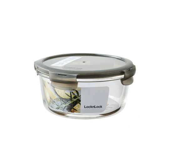 LocknLock Euro Oven Glass Round GRY 650ml