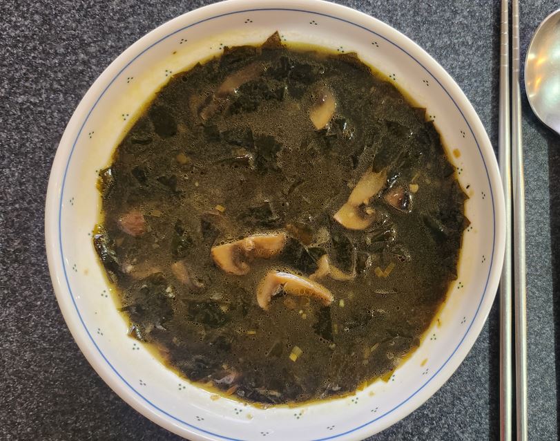 Vegan Mushroom Seaweed Soup Recipe | Korean Miyeokguk