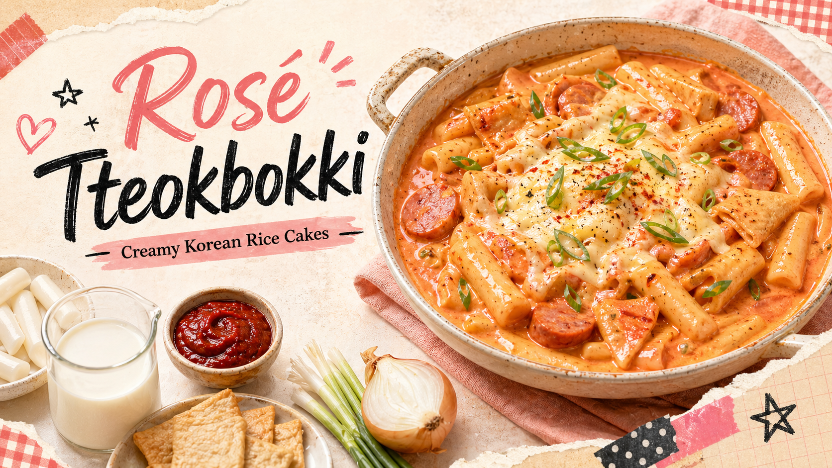 Rosé Tteokbokki Recipe: Creamy Korean Rice Cakes You Can Make at Home