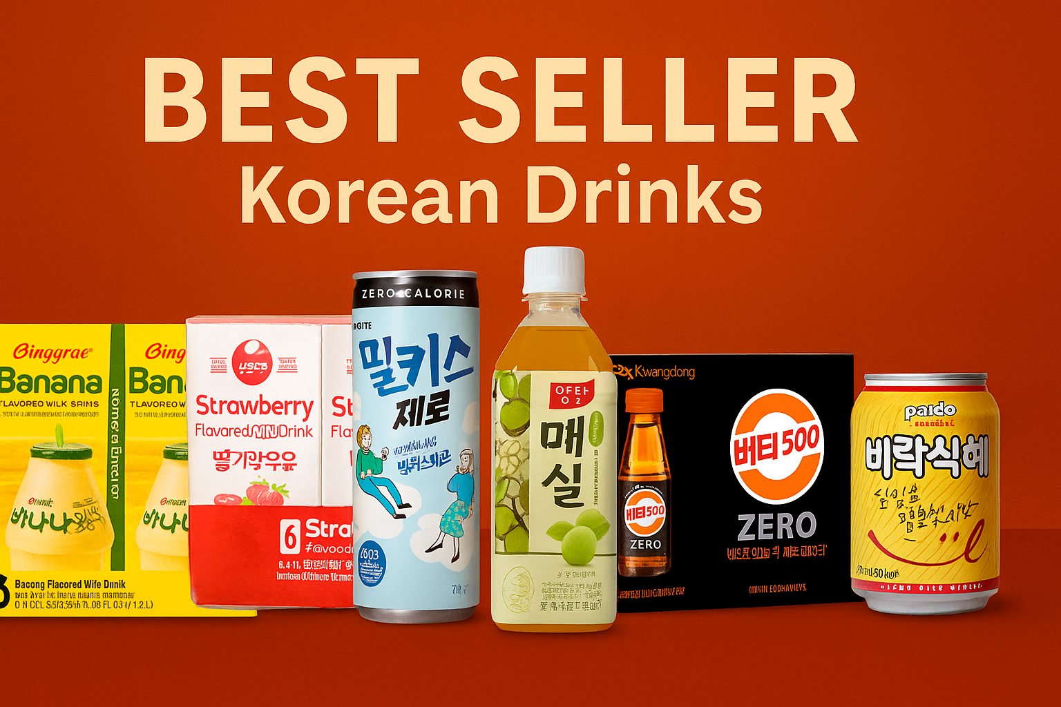 The Best-Selling Korean Beverages Loved in New Zealand