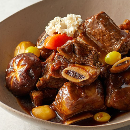Homemade Korean Galbi-jjim (Braised Short Ribs)