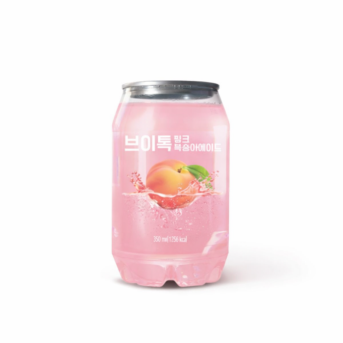 롯데 VTalk 스파클링 음료 - 블루레몬 / 제로레몬 / 핑크피치에이드 350ml