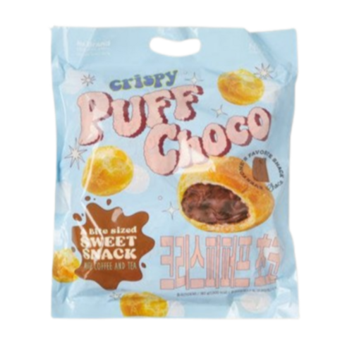 NoBrand Crispy Puff Snack Milk / Choco 180g