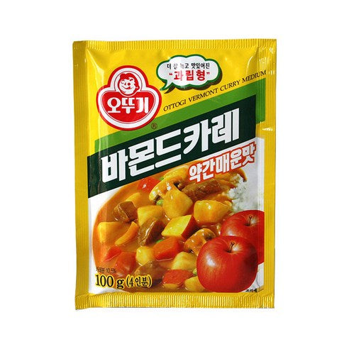 오뚜기 버몬트 카레 순한맛 100g / 중간맛 100g