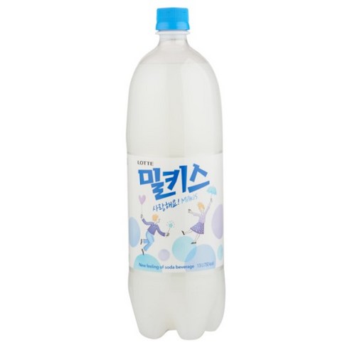 롯데 밀키스 - 한국식 크리미 밀크앤소다 소프트 드링크 250ml / 500ml / 1.5L
