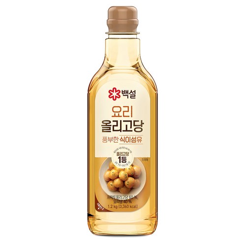 CJ 쿠킹 올리고 시럽 700g, 1.2kg – 요리 및 유약용 한국산 시럽 감미료