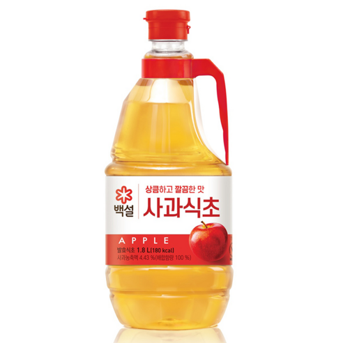 CJ 백설 사과식초 500ml · 900ml · 1.8L