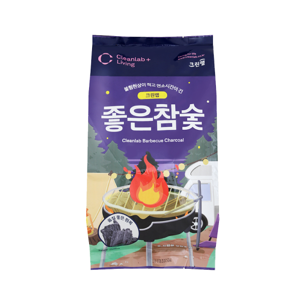 CLEANLAB Premium Charcoal for BBQ & Camping 2 to 3 People