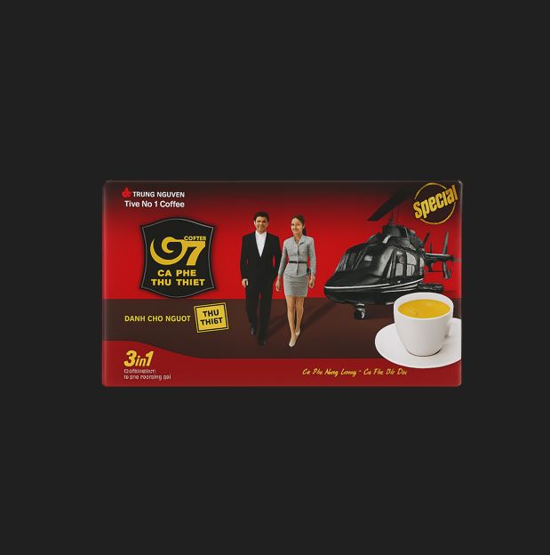 G7 3 in 1 Instant Milk Coffee Box 336g (21 Packs) – Rich Vietnamese Instant Coffee with Creamy Milk & Sugar Blend