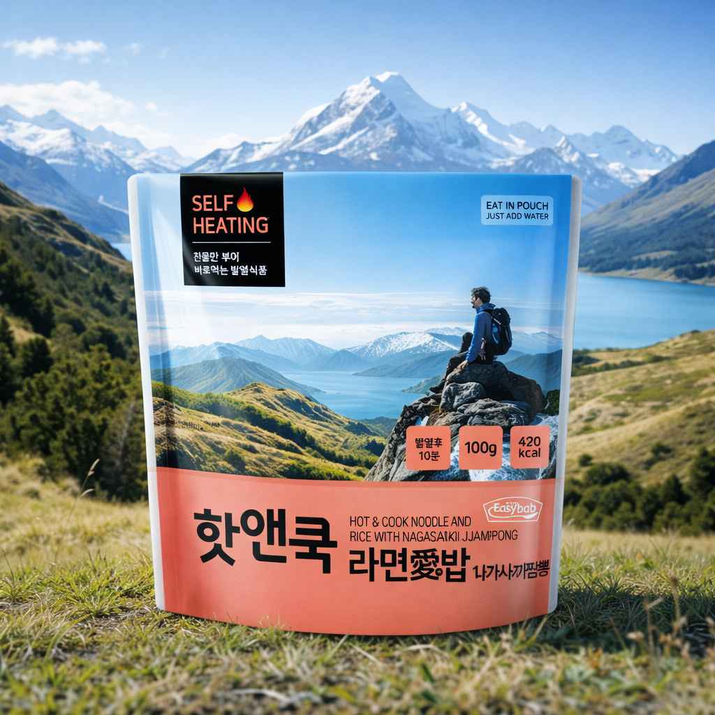 Hot & Cook Rice & Noodle Nagasaki Jjamppong Flavor 100g — Asianfoodnz
