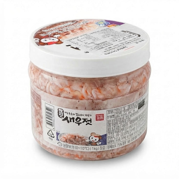 BANCHAN DANJI Frozen Salted Shrimp Saeujeot 1Kg – Vietnamese Origin Korean Seasoning