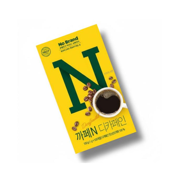NoBrand Cafe N Decaffeinated Instant Coffee Sticks 1g × 100 – 100% Decaf Black Coffee