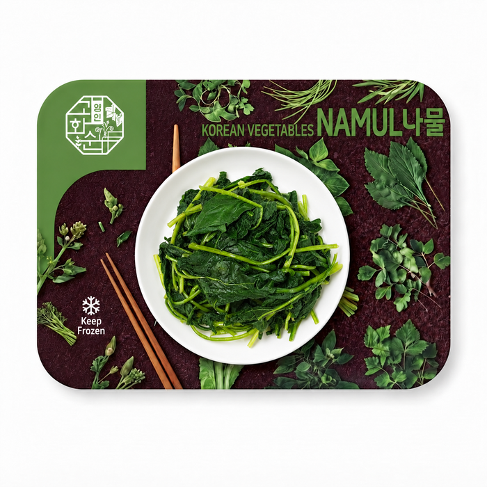 HANEUL NONGGA Frozen Blanched Chwinamul 250g – Korean Aster Greens