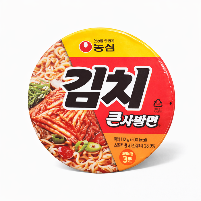 농심 김치 큰 사발면 112g