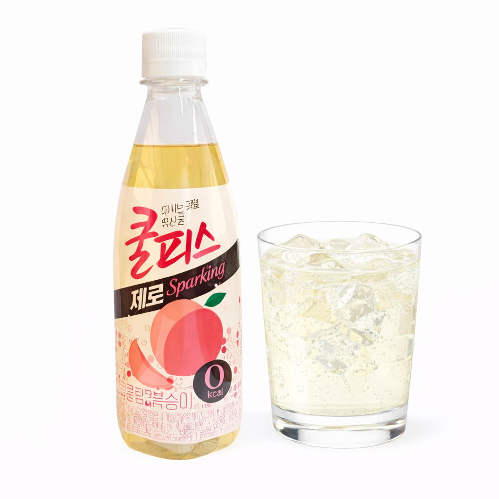 DONGWON COOLPIS Tok Zero Peach Sparkling Drink 340ml — Asianfoodnz