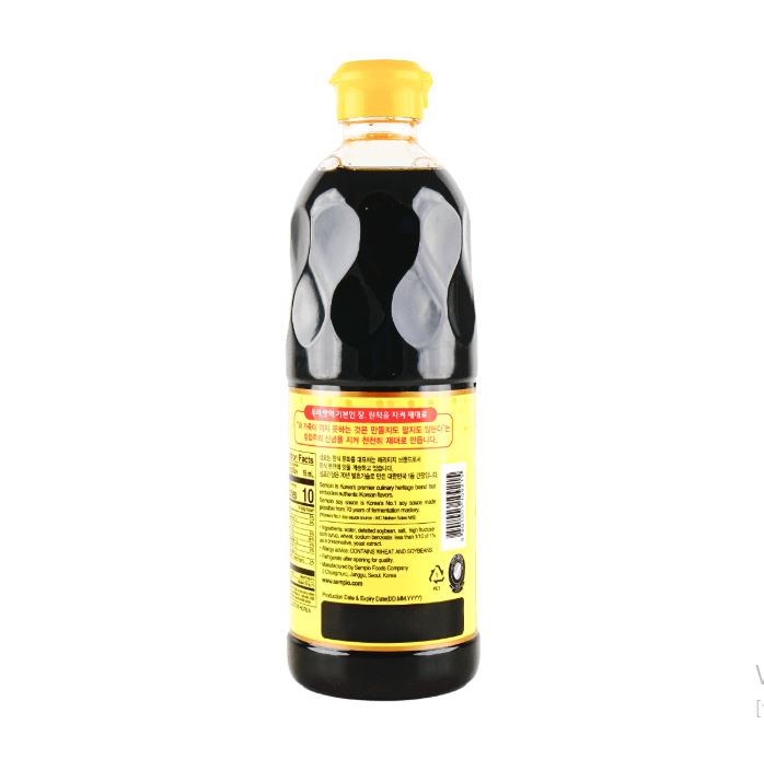 SEMPIO Soy Sauce for Soup 860ml (Korean Guk-Ganjang – Light Soy Sauce for Soup & Broth)