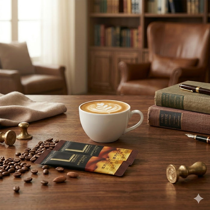 LOOKAS9 Double Shot Latte Instant Coffee Sticks 14.9g × 10