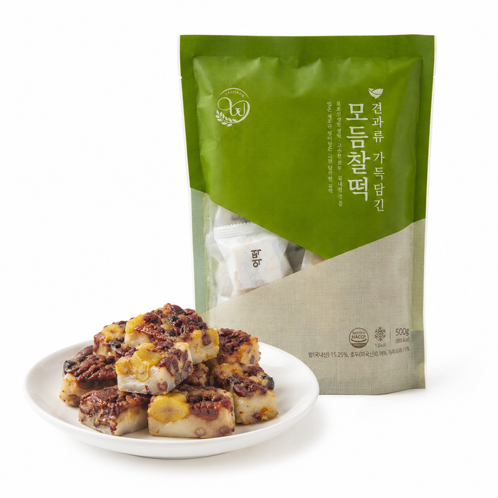 창억떡 견과류 가득담긴 모듬찰떡 500g