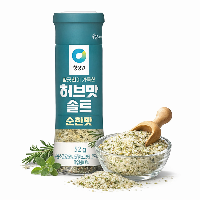 청정원 허브맛솔트 순한맛 52g
