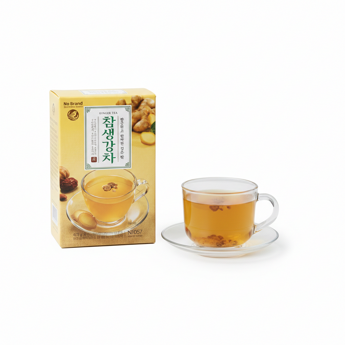 NoBrand Ginger Tea Sticks Korean Ginger Herbal Tea 15g × 30 Sticks (450g)