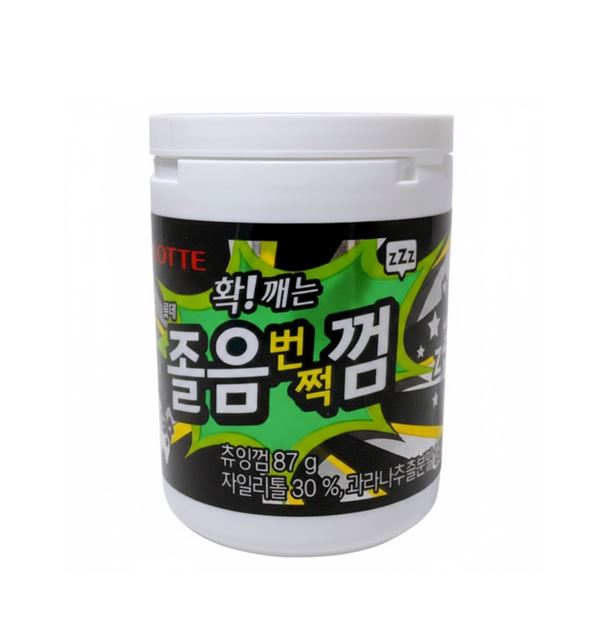 乐天无眠口香糖 87g | 含咖啡因的能量提升口香糖