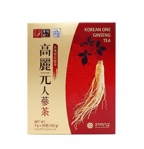 KOREAN ONE Ginseng Tea Concentrated Korean Herbal Tea Bags 150g (3g × 50)
