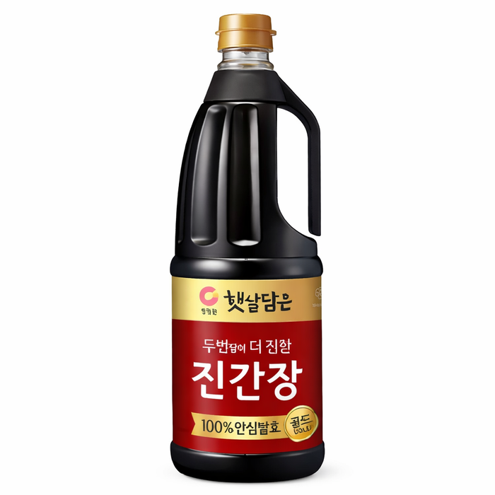 CHUNG JUNG ONE Jin Soy Sauce Gold Rich Brewed Soy Sauce 1.7L