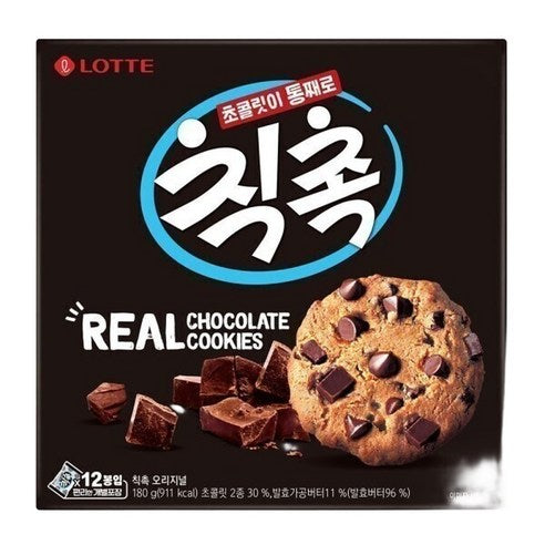 롯데 쉬크초코 오리지널 초콜릿칩 쿠키 120g / 180g