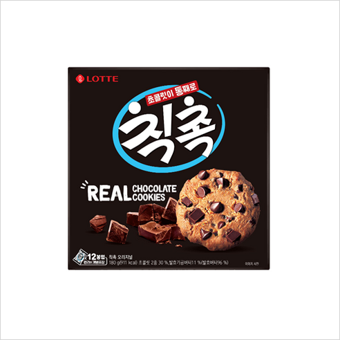 クッキー♡ LOTTE Chic Choc Original Chocolate Chip Cookies 180g — Asianfoodnz