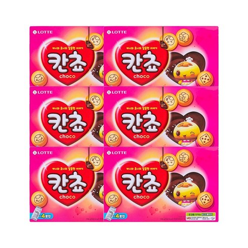 롯데 칸초 초코 비스킷 54g / 196g 파티팩