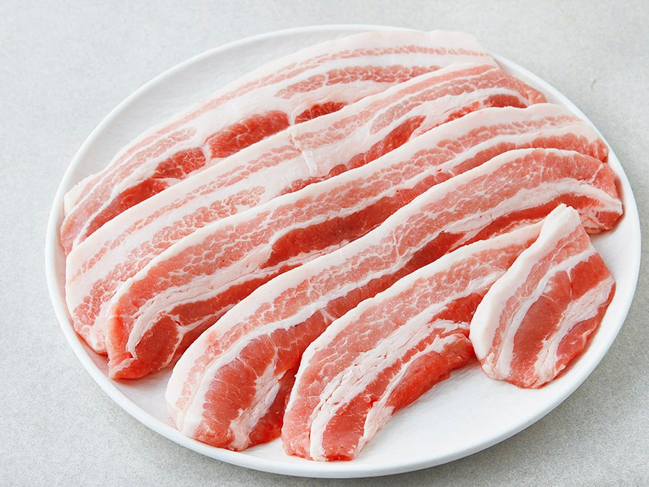 Fresh Sliced Pork Belly – Chilled 500g / 1kg (NZ Pork)
