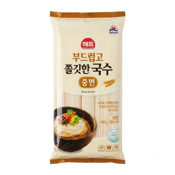 해표 부드럽고 쫄깃한 국수 중면 900g