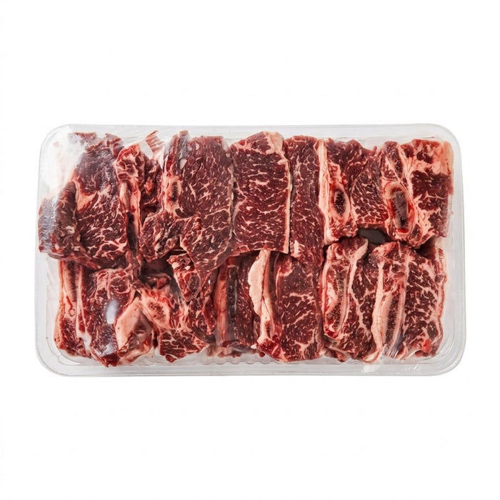 Premium New Zealand Beef Short Ribs 1kg Frozen – Bone-In Beef Ribs for Korean Galbi Jjim Stew