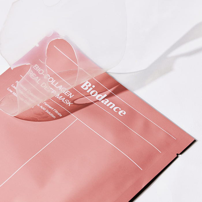 BIODANCE Bio-Collagen Real Deep Mask, Hydrating, Pore Minimizing, Firming, 34g*4pcs Overnight Mask