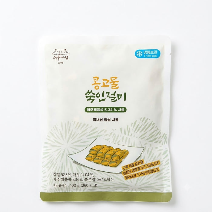 RODEMFOOD 首尔妈妈 黄豆粉艾草糯米年糕 100g