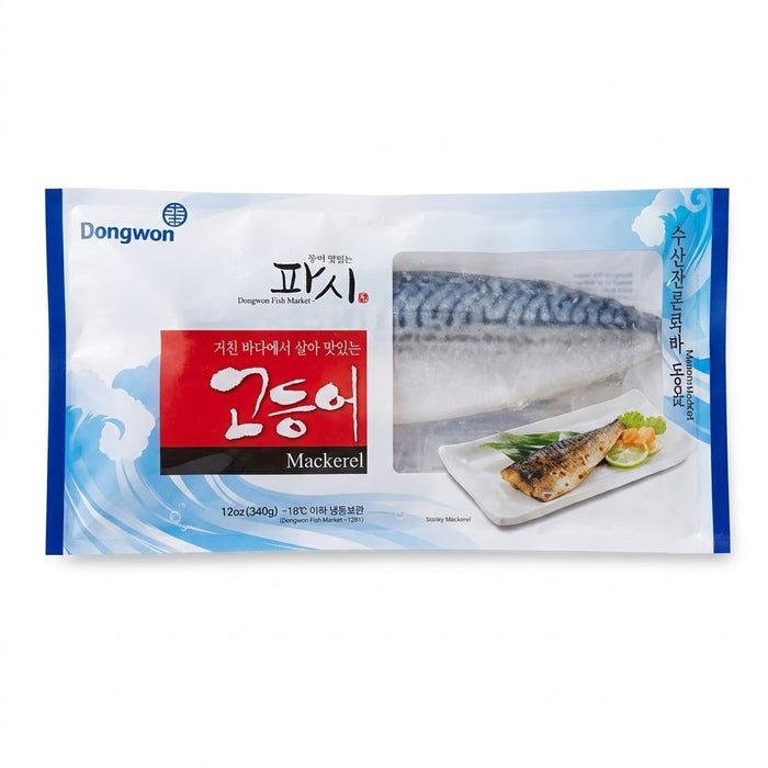 DONGWON Pasi Frozen Salted Mackerel Korean Fish 340g