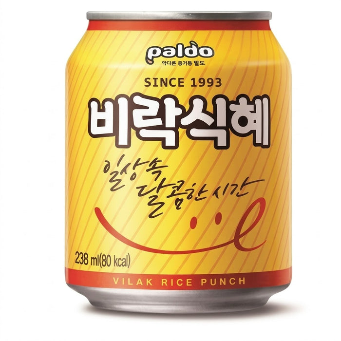 PALDO Birak Sikhye Korean Sweet Rice Punch 1500ml Bottle / 238ml Can