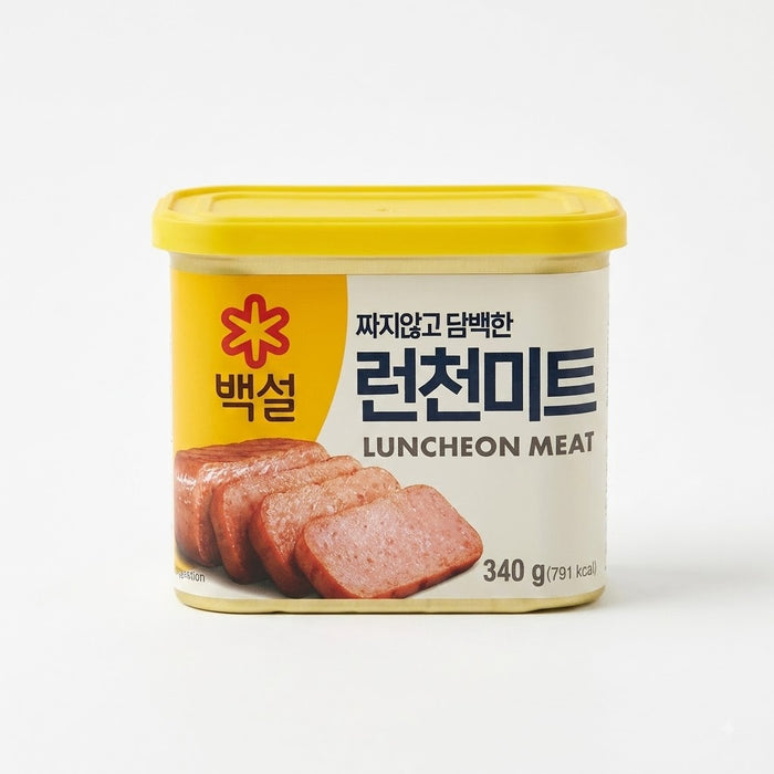 CJ BEKSUL Luncheon Meat 340g – Korean Pork & Chicken Canned Luncheon Meat