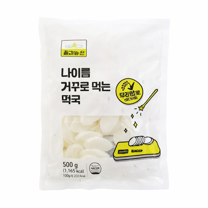 칠갑 나이를 거꾸로 먹는 떡국떡 500g