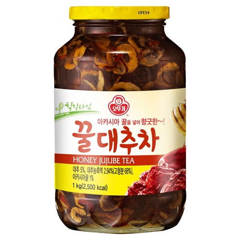 不倒翁 蜂蜜枣茶 1kg