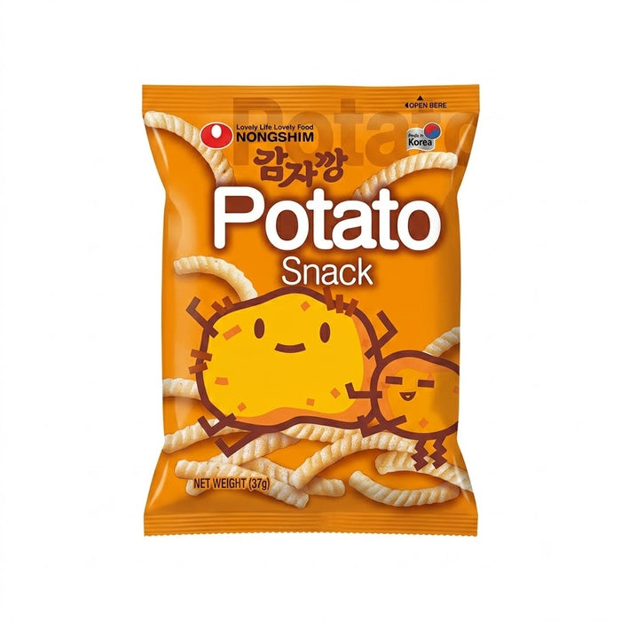 NONGSHIM Gamjakkang Potato Snack 55g – Crispy Korean Potato Stick Snack