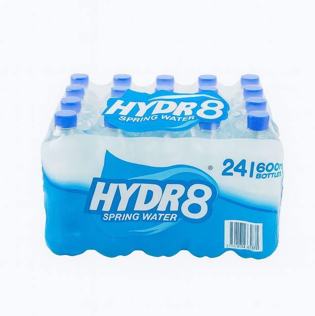 Pure NZ Hydro8 Spring Water 600ml × 24ea