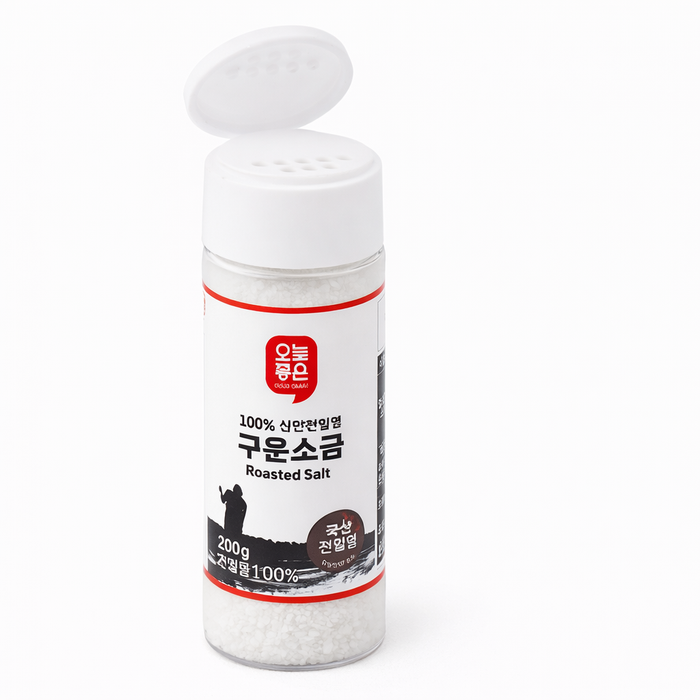 GOOD TODAY Roasted Salt 200g – Korean Dry-Roasted Cooking Salt