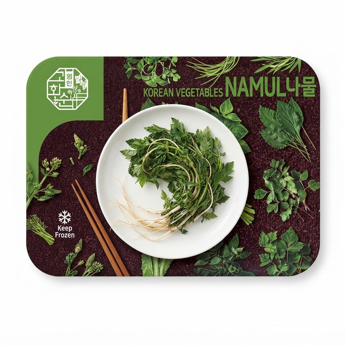 HANEUL NONGGA Frozen Washed Shepherd’s Purse (Naengi) 250g – Korean Greens