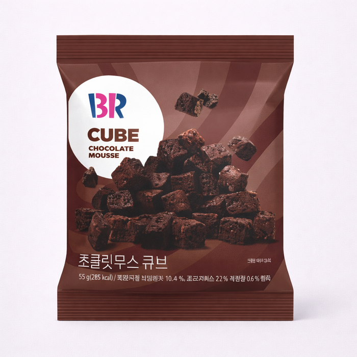 배스킨라빈스 초콜릿무스 큐브 52g