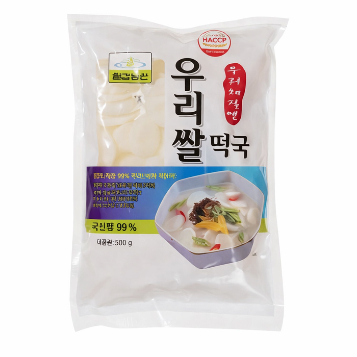 칠갑 우리쌀 떡국(냉장,국산) 500g