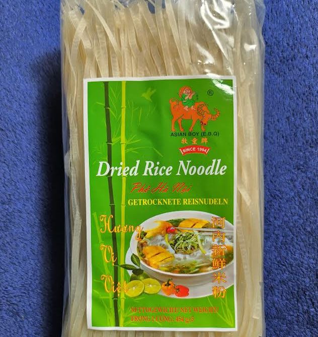 ASIAN BOY Dried Rice Noodle 454g perfect for traditional pho and stir-fry dishes 2.5mm