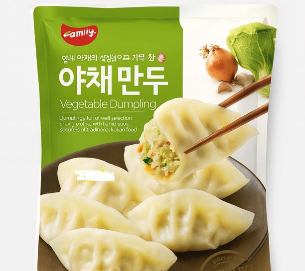 SamLip Vegetable Dumpling Frozen Korean Mandu 675g – Easy Cooking Snack & Meal